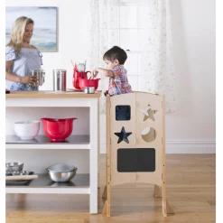 Guidecraft Classic Kitchen Helper® Toddler Tower*Kids Kitchen Helper|Toddler Tower