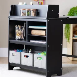 Guidecraft Design Studio - 3 in 1 Art Table, Drafting Table, Easel, and Stool*Kids Art Storage And Crafting Equipment|Kids' Art Tables