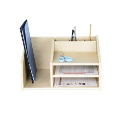 Guidecraft Desktop Organizer - Natural Wood* Classroom Furniture