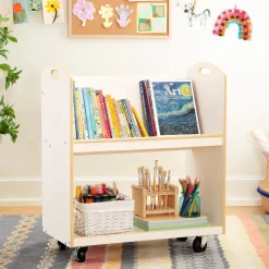 Guidecraft EdQ Book Cart*Kids Classroom Furniture|Edq Essentials