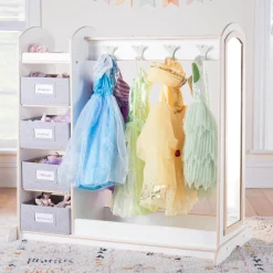 Guidecraft EdQ Dress Up Storage with Bins*Kids Classroom Furniture|Pretend Play