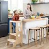 Guidecraft Jr. Classic Kitchen Helper Step-Up*Kids Kitchen Helper|Toddler Tower