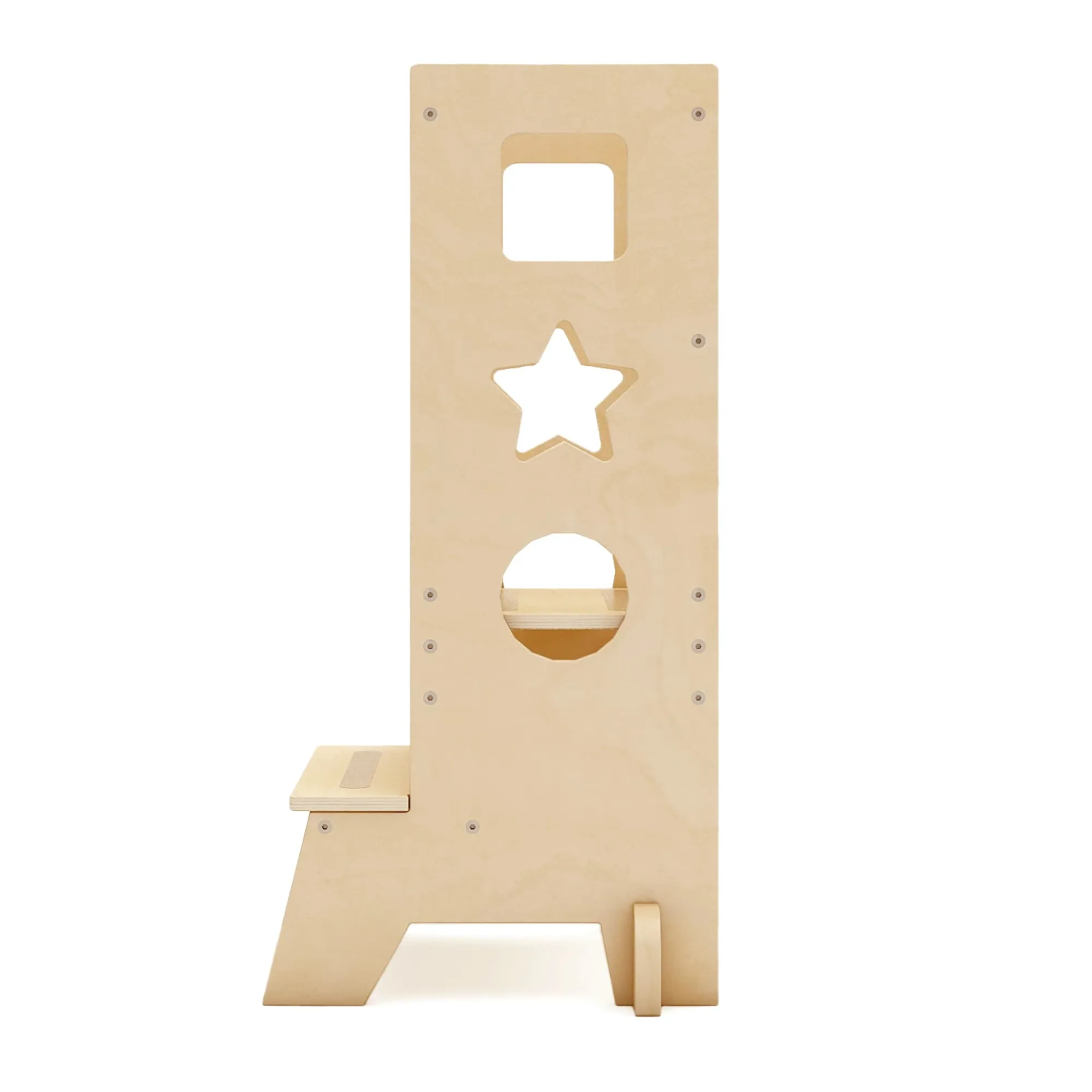Guidecraft Jr. Classic Kitchen Helper Step-Up*Kids Kitchen Helper|Toddler Tower