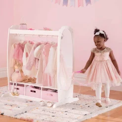 Guidecraft Kids' Dress Up Storage*Kids Pretend Play