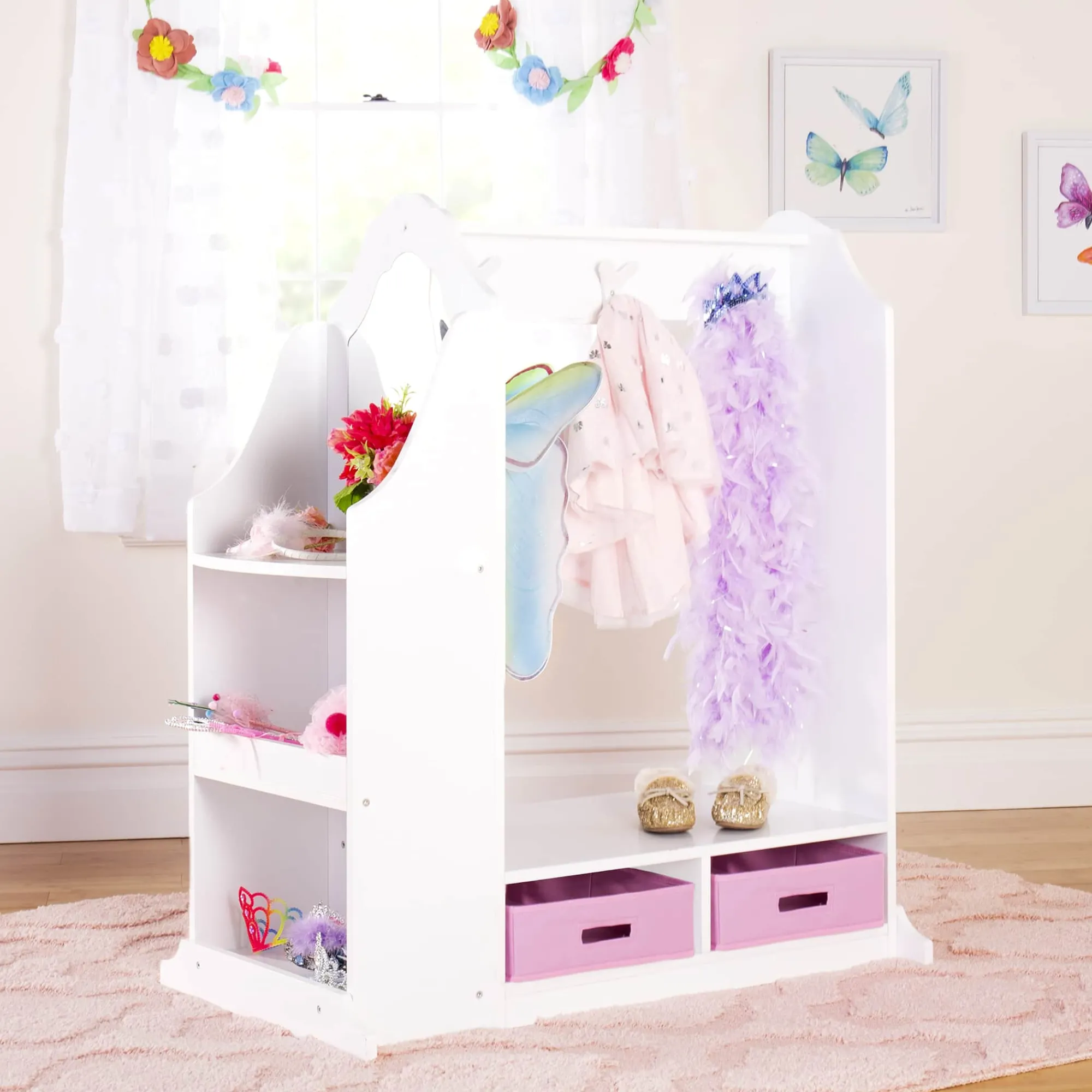 Guidecraft Kids' Dress Up Vanity*Kids Pretend Play