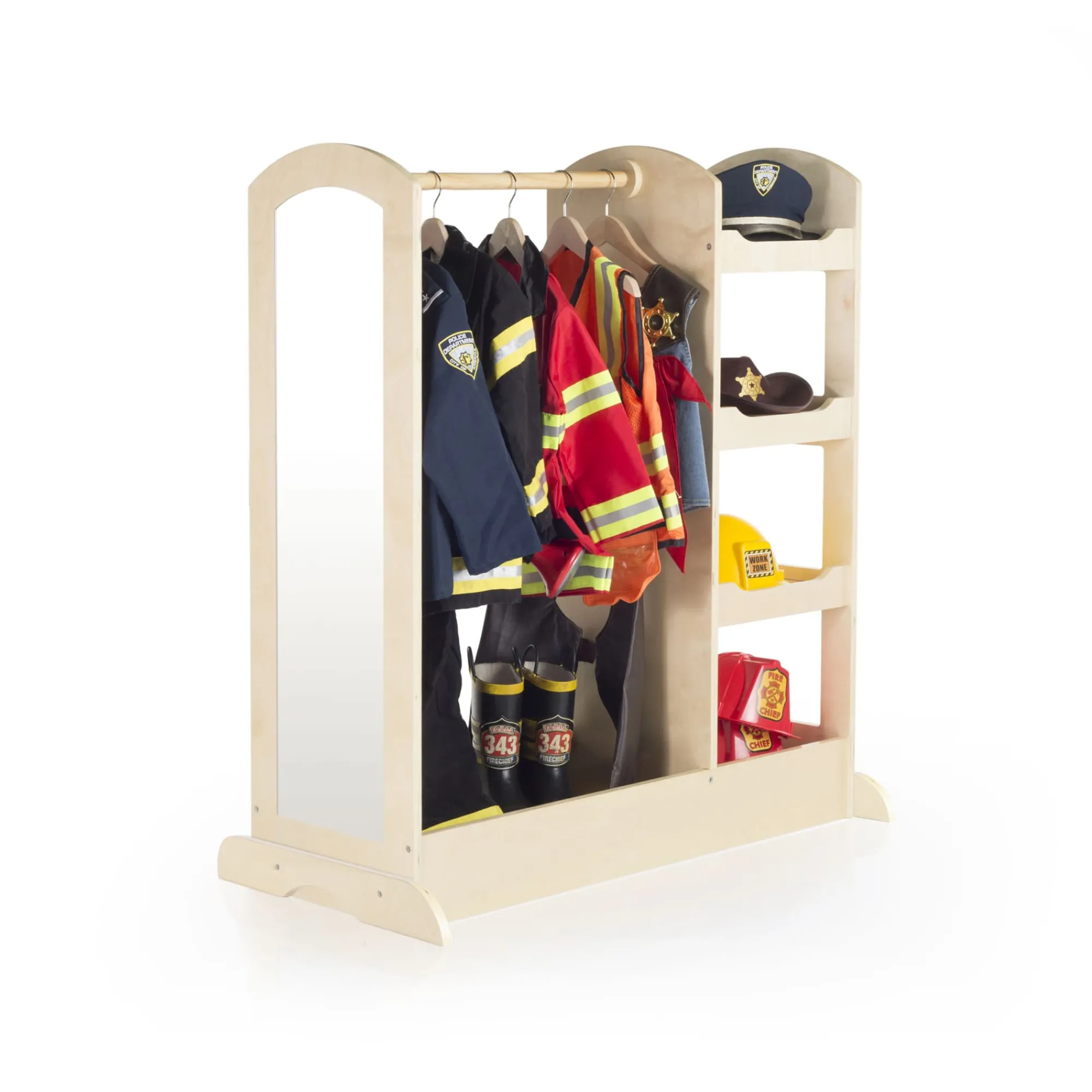 Guidecraft Kids' See and Store Dress-Up Center*Kids Pretend Play