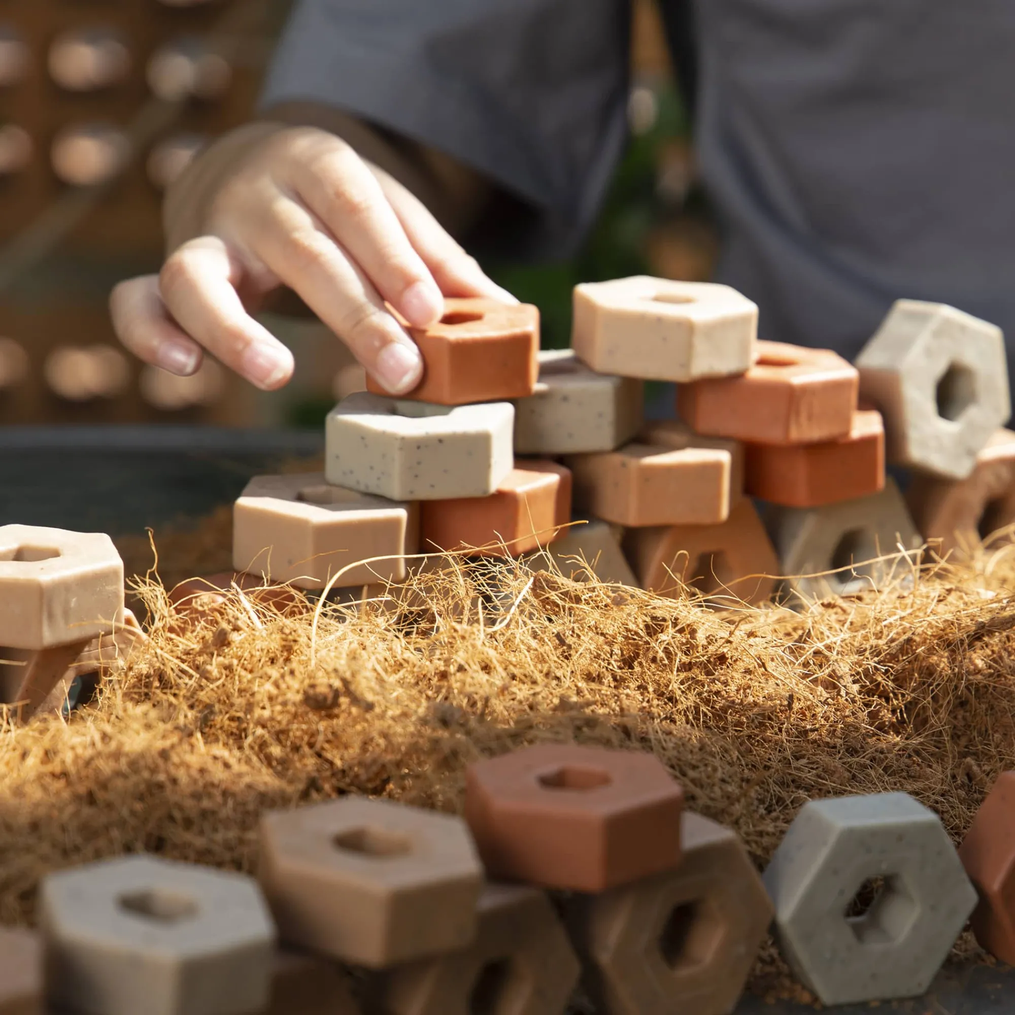 Guidecraft Little Pavers - 60 pc. set*Kids Kids' Outdoor Toys|Nature-Inspired Toys