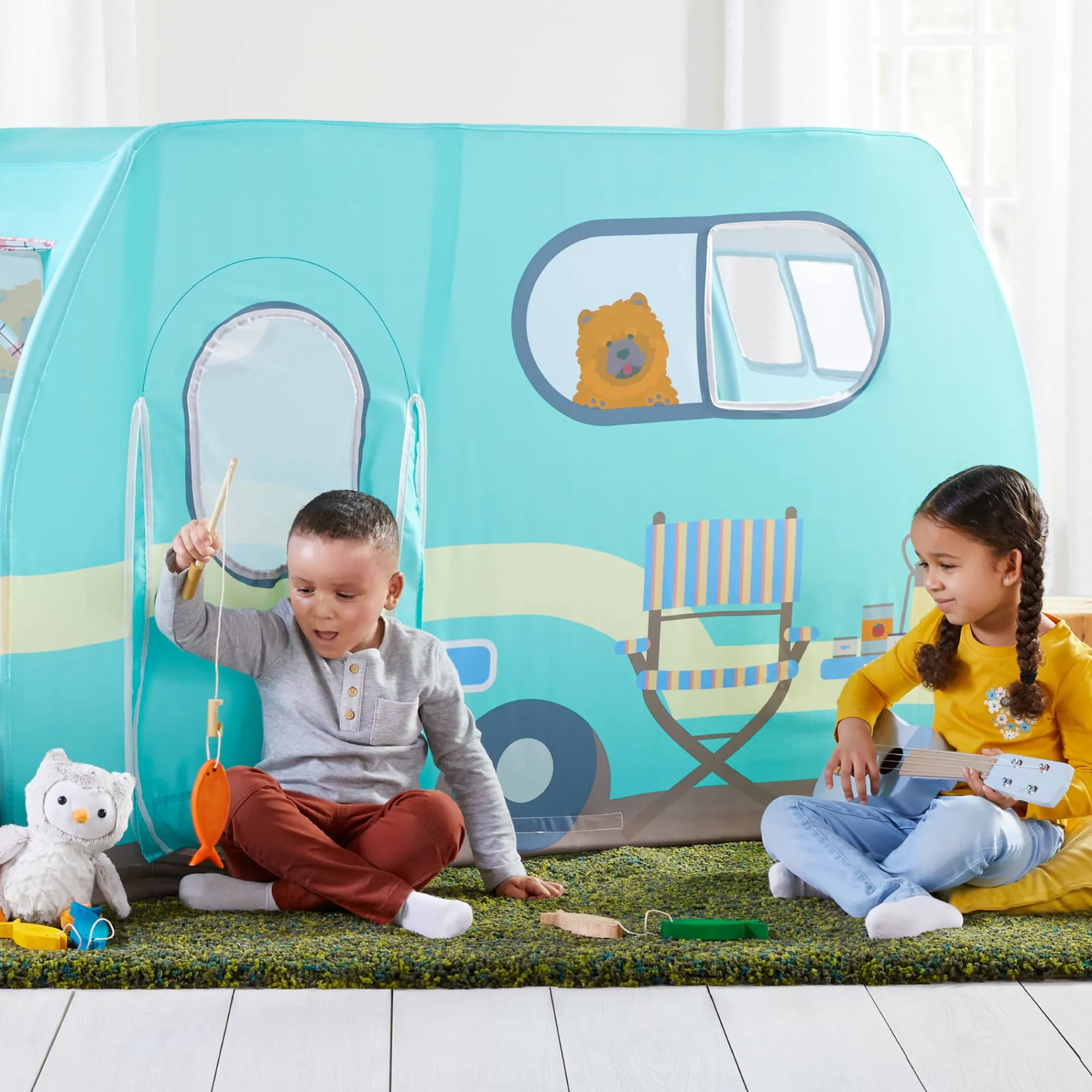 Guidecraft Martha Stewart Kids' Camper Play Tent*Kids Pretend Play