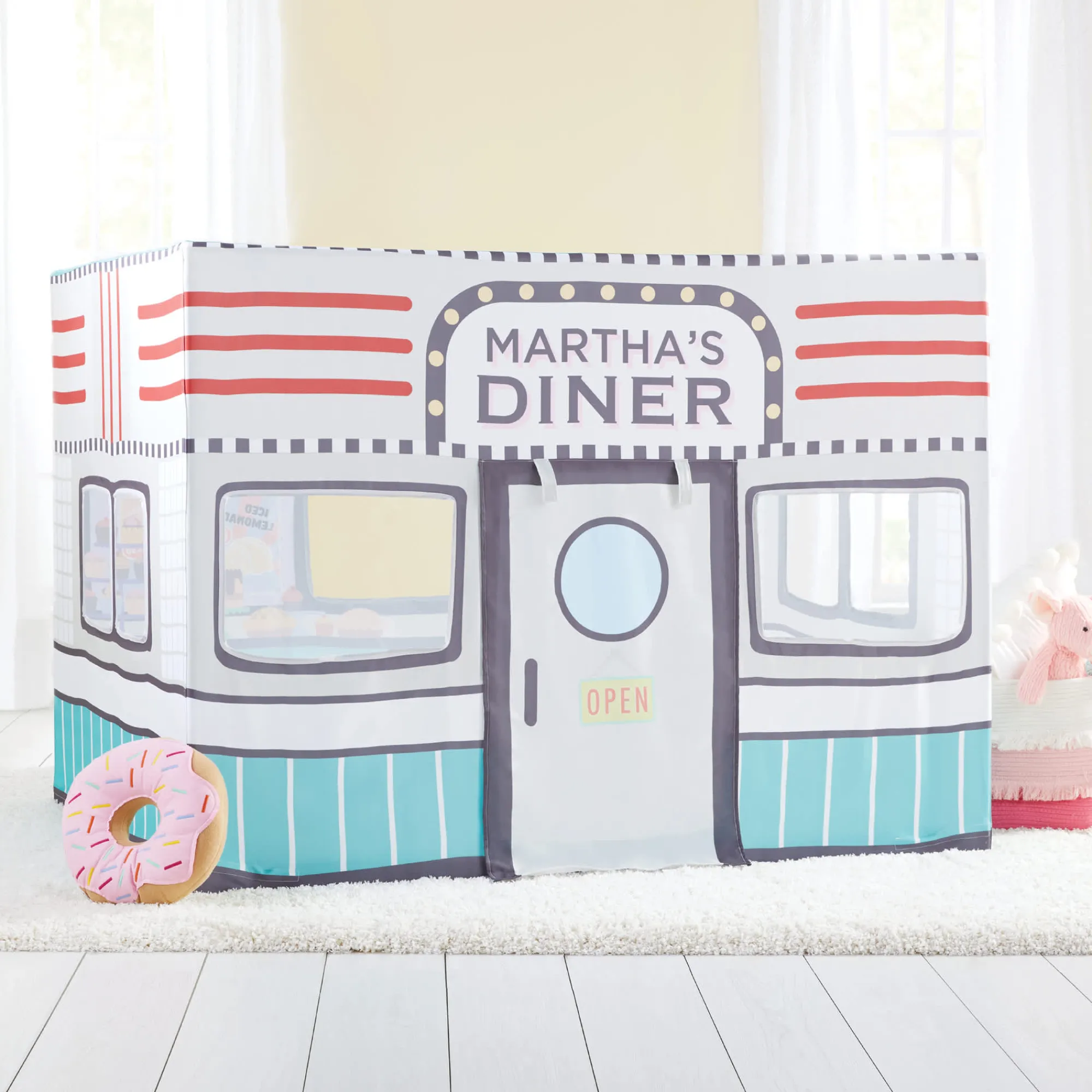 Guidecraft Martha Stewart Kids' Diner Play Tent*Kids Pretend Play