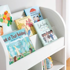 Guidecraft Martha Stewart Kids' Jr. Book and Bin Browser with Bins*Kids Martha Stewart Kids' Furniture|Kids' Book Storage And Display