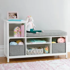 Guidecraft Martha Stewart Kids' Jr. Reading Nook with Bins*Kids Martha Stewart Kids' Furniture|Kids' Book Storage And Display