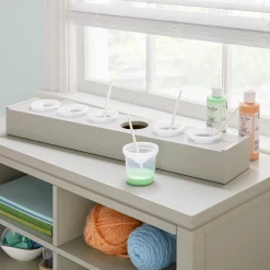 Guidecraft Martha Stewart Kids' Tray with Paint Cups*Kids Martha Stewart Kids' Furniture|Art Storage And Crafting Equipment