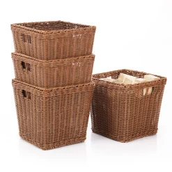 Guidecraft Medium Woven Basket - Set of 4* Classroom Furniture