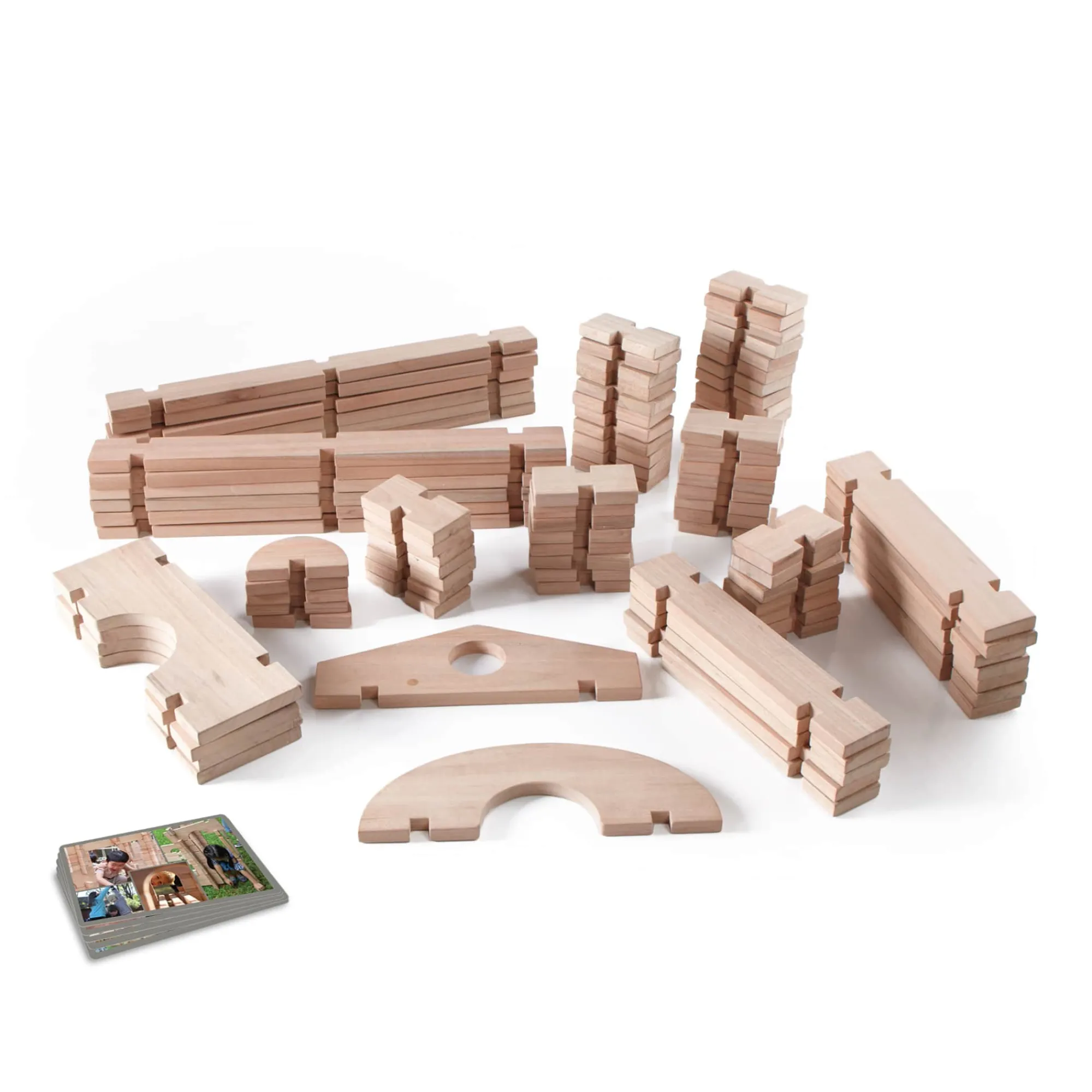 Guidecraft Notch Blocks Set 89 Pc.*Kids Kids' Outdoor Toys|Block Play
