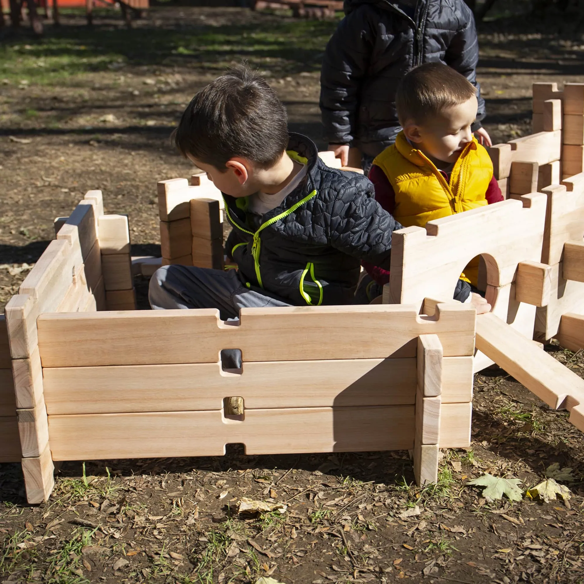 Guidecraft Notch Blocks Set 89 Pc.*Kids Kids' Outdoor Toys|Block Play