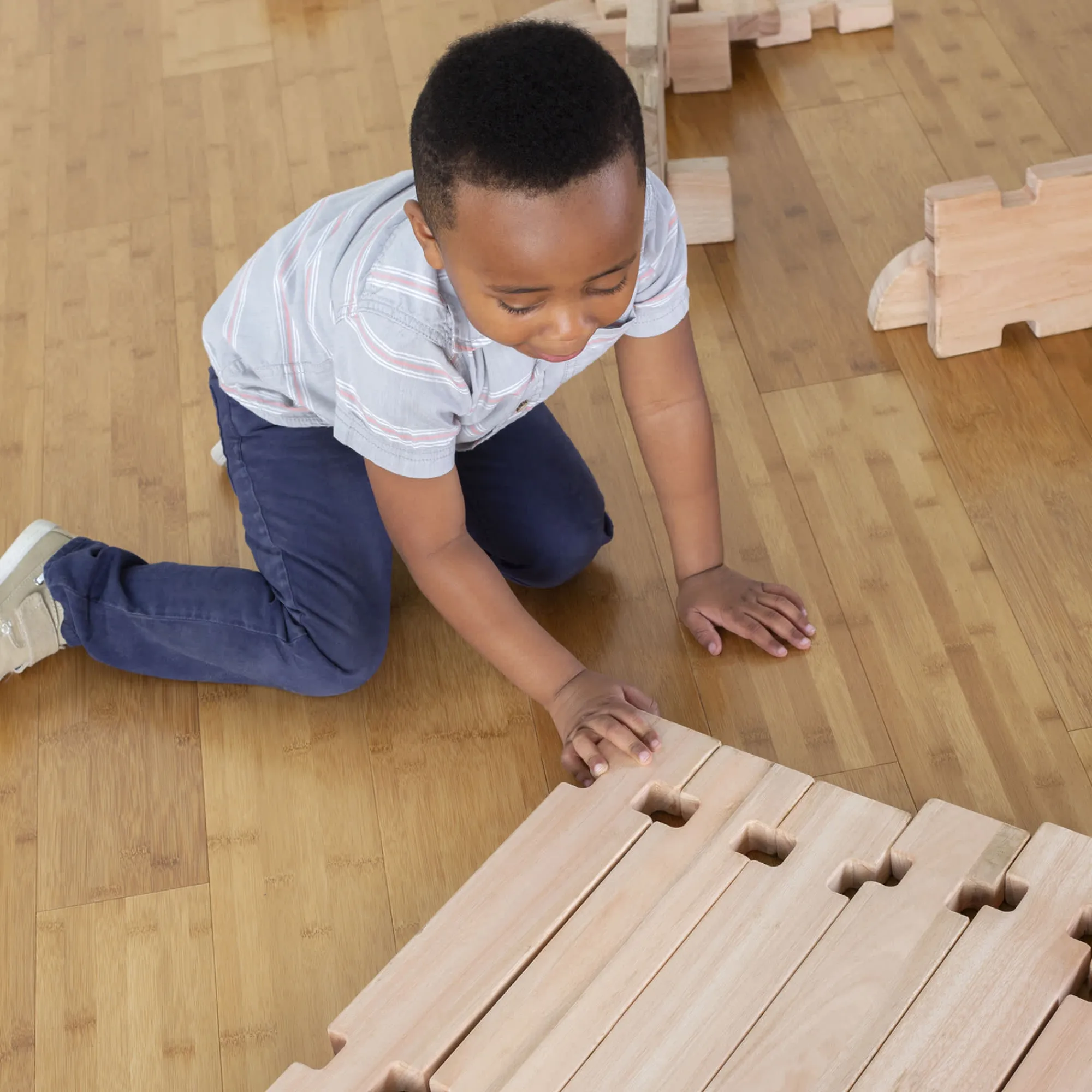 Guidecraft Notch Blocks Set 89 Pc.*Kids Kids' Outdoor Toys|Block Play