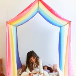 Guidecraft Sarah's Silks Double Rainbow Playsilk*Kids Sensory Toys|Sensory Play