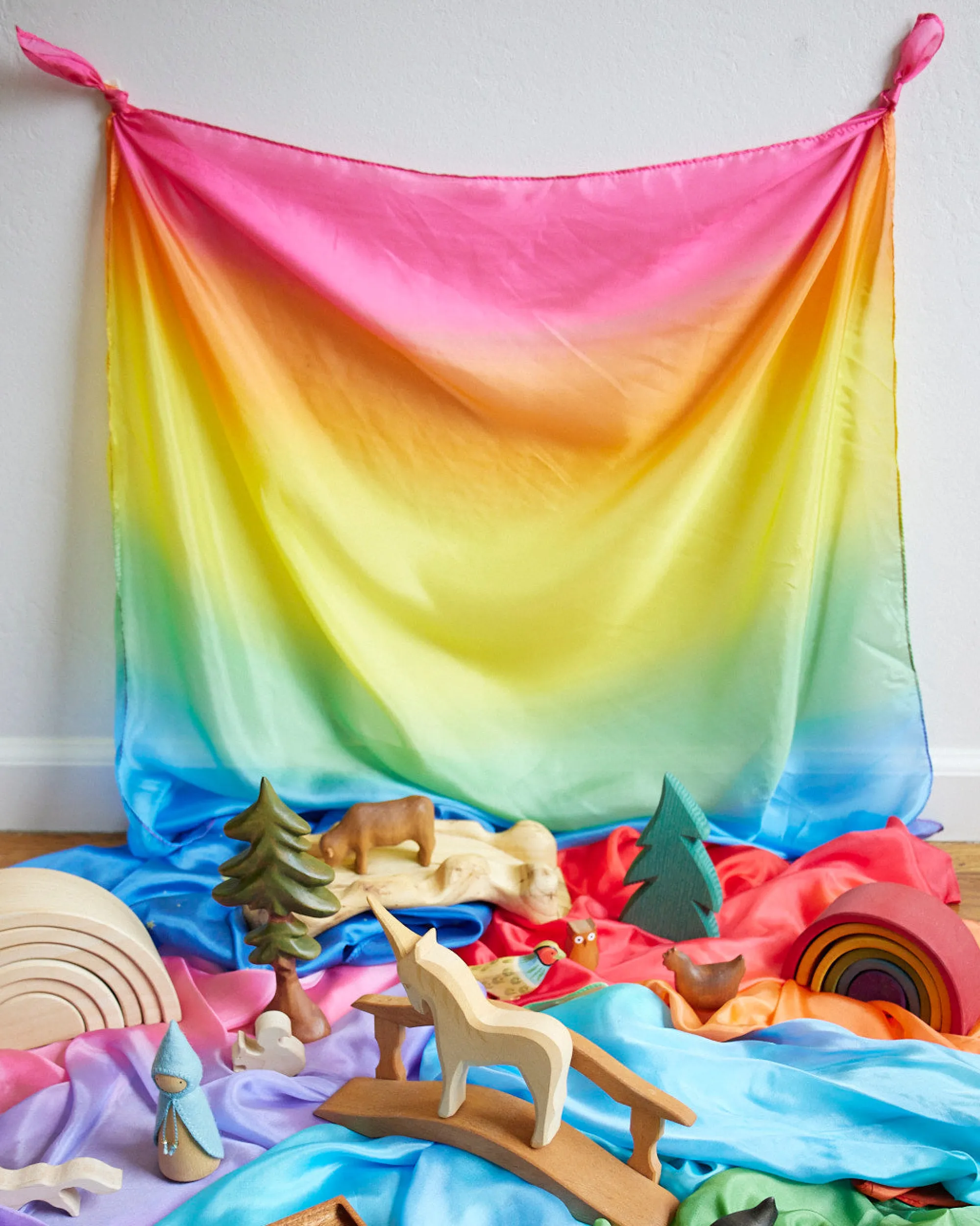 Guidecraft Sarah's Silks Enchanted Playsilk Set*Kids Sensory Toys|Sensory Play