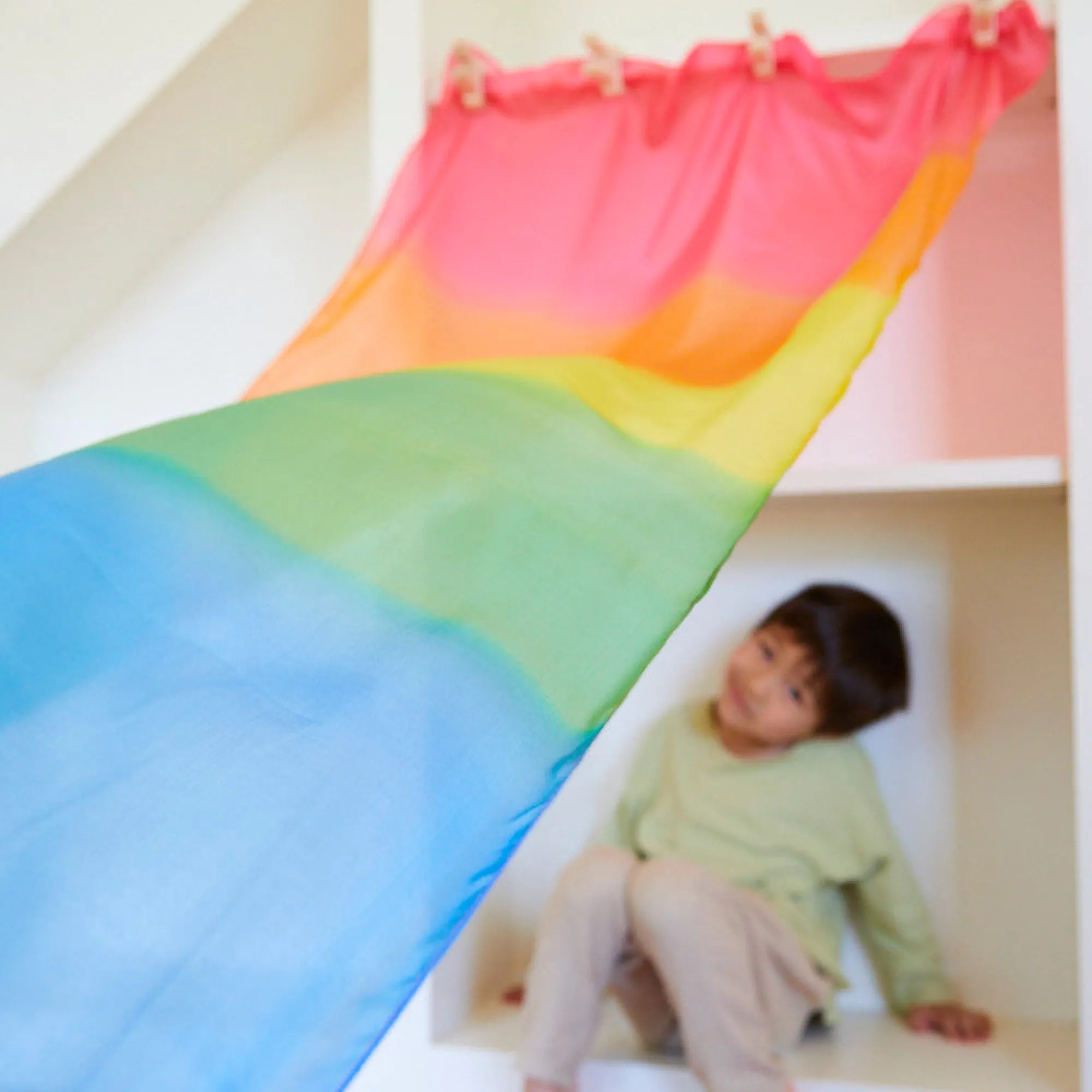 Guidecraft Sarah's Silks Fort Kit*Kids Sensory Toys|Sensory Play