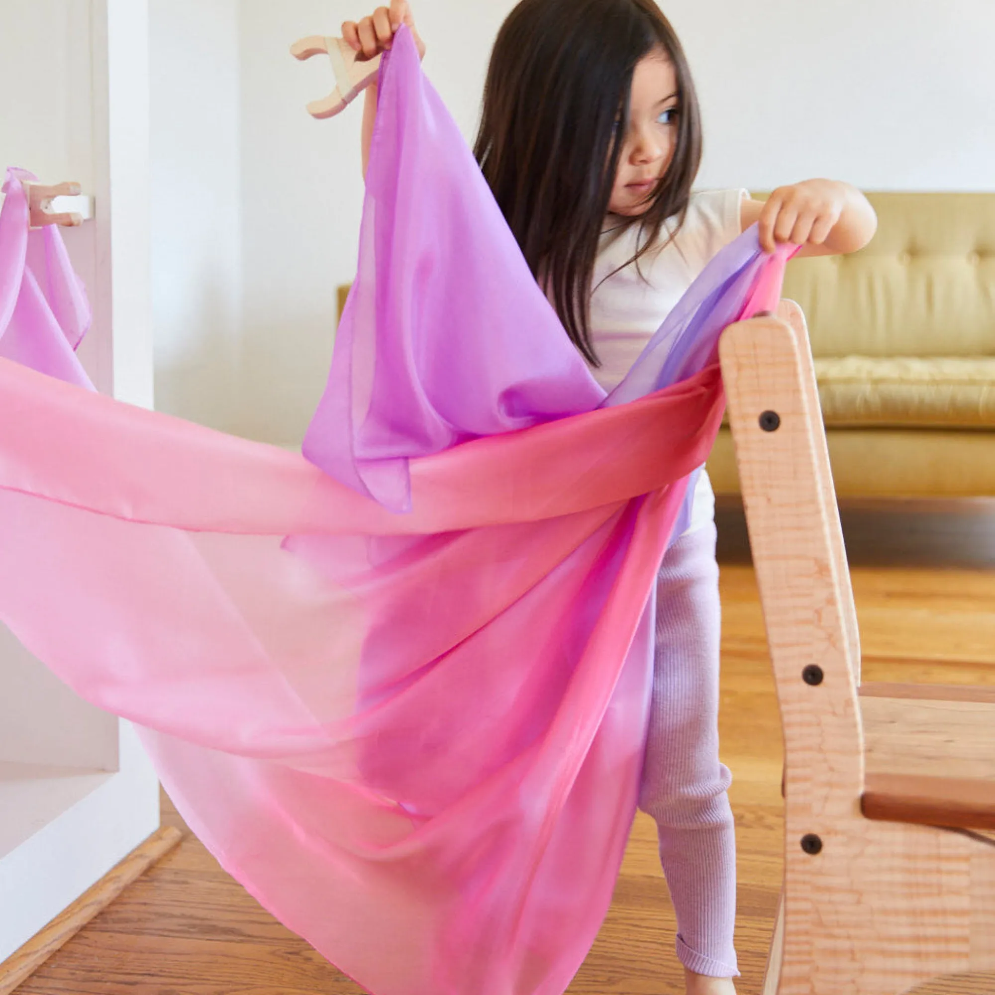 Guidecraft Sarah's Silks Fort Kit*Kids Sensory Toys|Sensory Play