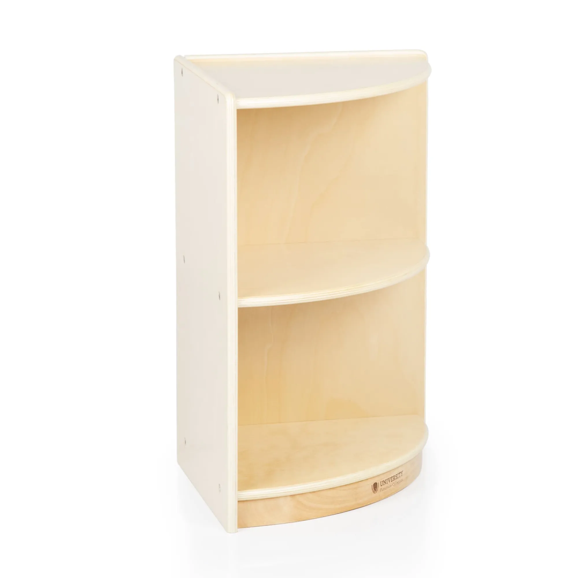 Guidecraft 2-Shelf End Curved Storage - 24"*Kids Toy Storage Organization