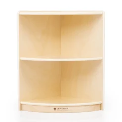 Guidecraft 2-Shelf End Curved Storage - 24
