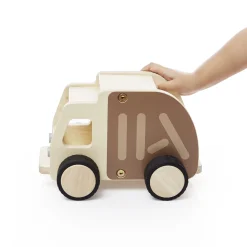 Guidecraft Wooden Garbage Truck* Block Play|Toy Vehicles